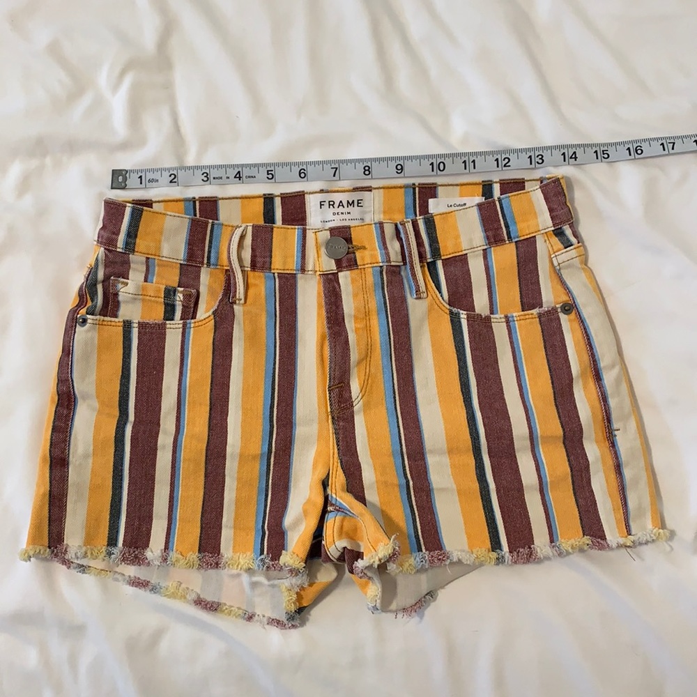 Frame denim shorts